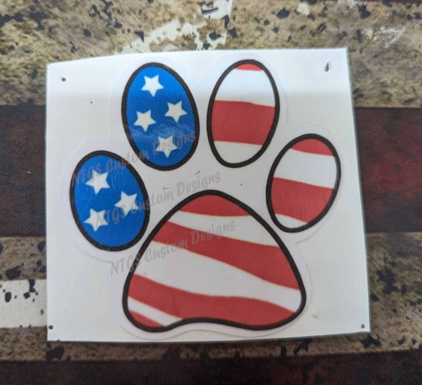 American paw print