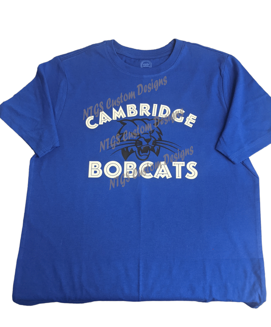 Cambridge Bobcats with mascot