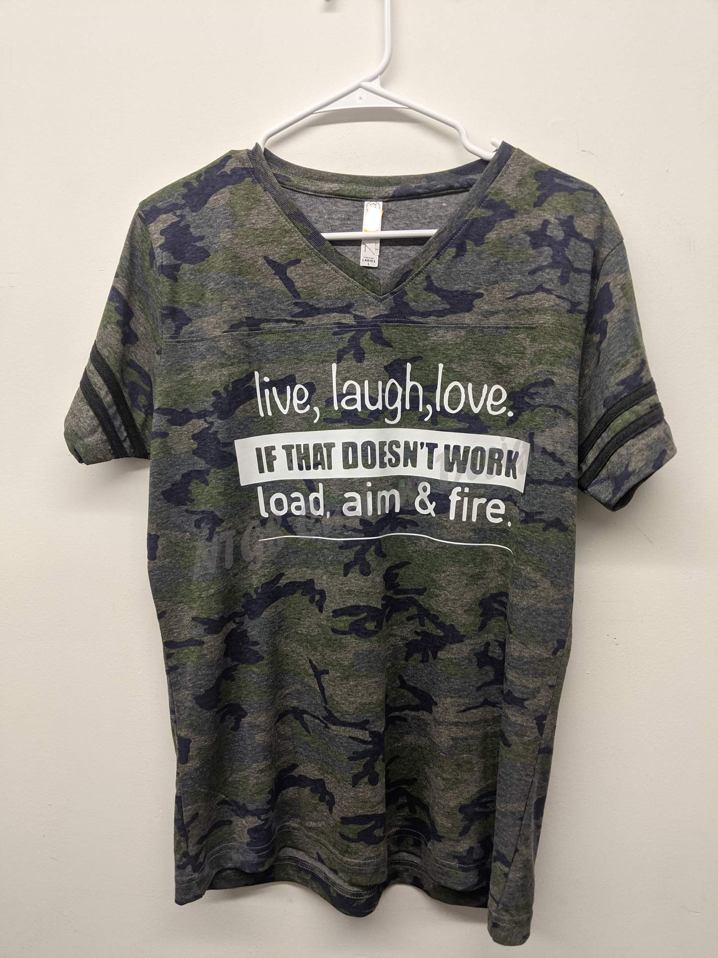 Live Laugh Love. If that doesn't work load aim fire