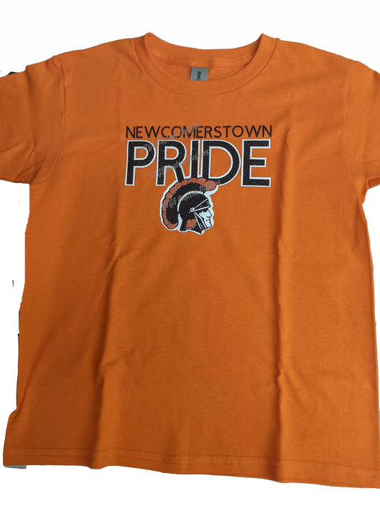 Newcomerstown pride with Trojan head